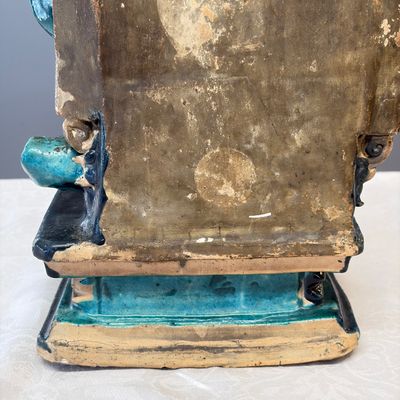A Chinese Fahua-glazed stoneware model of Zhenwu — photo 21