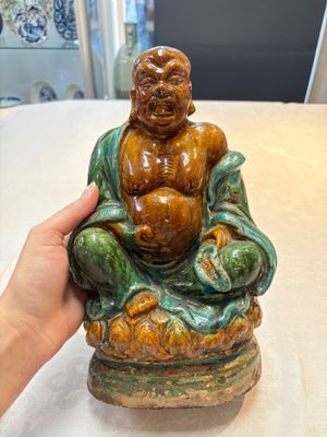 A Chinese Fahua Milefo Buddha, Ming — 照片 1