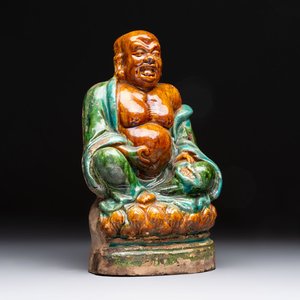 A Chinese Fahua Milefo Buddha, Ming — 照片 1
