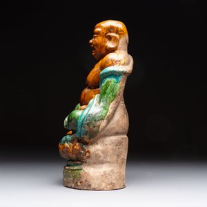 A Chinese Fahua Milefo Buddha, Ming — 照片 3