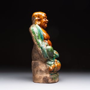 A Chinese Fahua Milefo Buddha, Ming — 照片 5