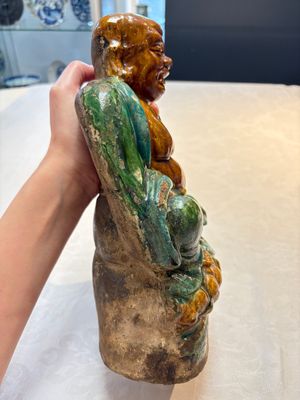A Chinese fahua Milefo Buddha, Ming — photo 4