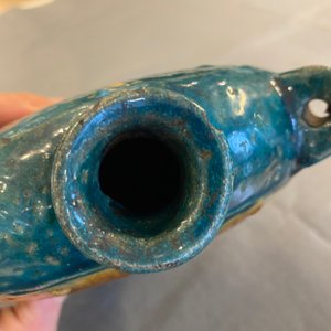 A Chinese fahua 'moonflask' with applied lotus design, Ming — 照片 11