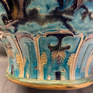 A Chinese fahua vase with Buddhist lions, Ming — 照片 13