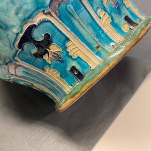 A Chinese fahua vase with Buddhist lions, Ming — 照片 22
