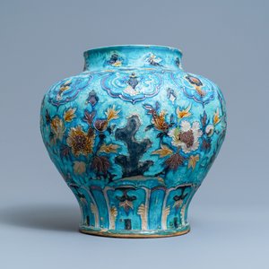 A Chinese fahua vase with Buddhist lions, Ming — 照片 5
