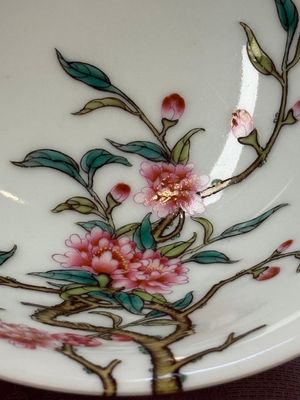 A Chinese falangcai 'Birds and Peonies' bowl, Yongzheng mark, Republic — foto 7