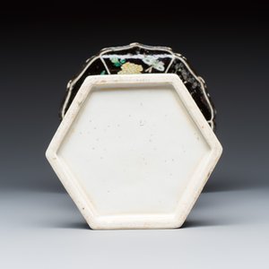 A Chinese famille noire 'Gu' vase — photo 9