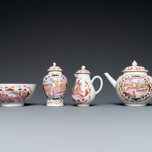 A Chinese famille rose 15-piece 'Peter the Great' tea service, Qianlong — photo 7