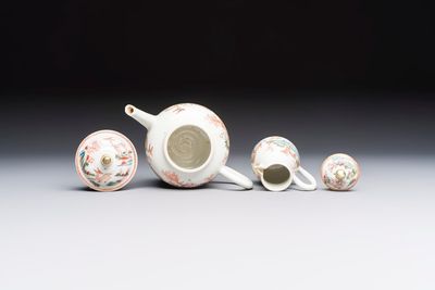 A Chinese famille rose 17-piece 'Deer and Scholars' tea service, Qianlong — 照片 14