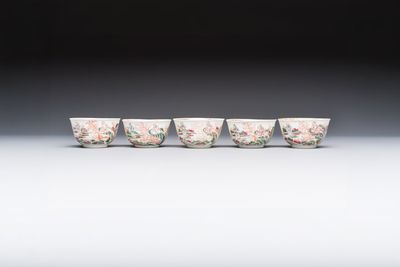 A Chinese famille rose 17-piece 'Deer and Scholars' tea service, Qianlong — 照片 20