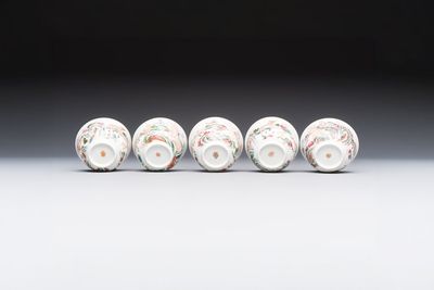 A Chinese famille rose 17-piece 'Deer and Scholars' tea service, Qianlong — 照片 22
