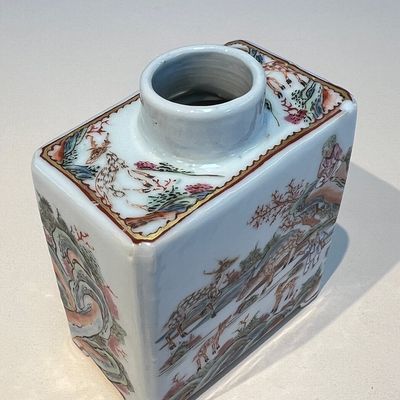 A Chinese famille rose 17-piece 'Deer and Scholars' tea service, Qianlong — 照片 62