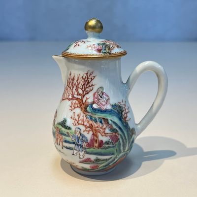 A Chinese famille rose 17-piece 'Deer and Scholars' tea service, Qianlong — 照片 69