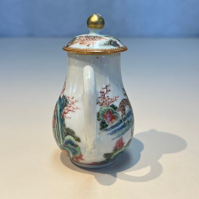 A Chinese famille rose 17-piece 'Deer and Scholars' tea service, Qianlong — 照片 70