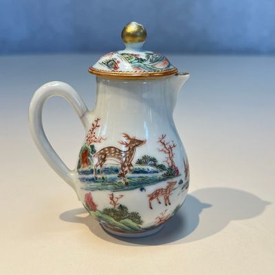 A Chinese famille rose 17-piece 'Deer and Scholars' tea service, Qianlong — 照片 71