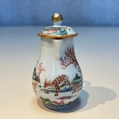 A Chinese famille rose 17-piece 'Deer and Scholars' tea service, Qianlong — 照片 72