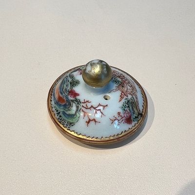 A Chinese famille rose 17-piece 'Deer and Scholars' tea service, Qianlong — 照片 73