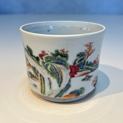 A Chinese famille rose 17-piece 'Deer and Scholars' tea service, Qianlong — 照片 81
