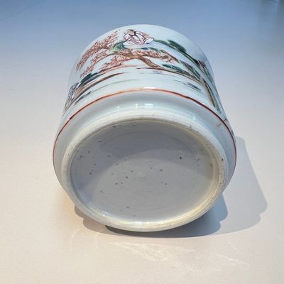 A Chinese famille rose 17-piece 'Deer and Scholars' tea service, Qianlong — 照片 85