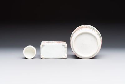 A Chinese famille rose 17-piece 'Deer and Scholars' tea service, Qianlong — 照片 9
