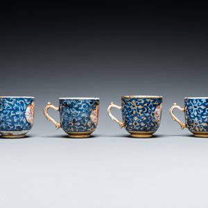A Chinese famille rose 18-piece 'mandarin subject' tea service, Qianlong — 照片 16