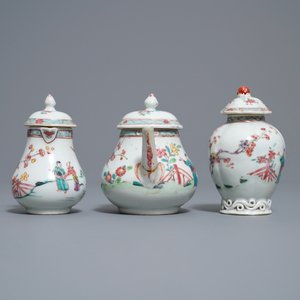 A Chinese famille rose 18-piece tea service, Yongzheng — 照片 3