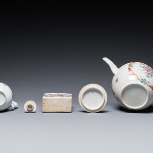 A Chinese famille rose 20-piece tea service with floral design, Qianlong — 照片 11