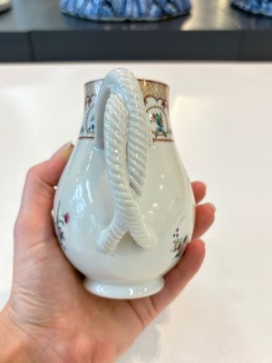 A Chinese famille rose 22-piece tea service with floral design, Qianlong — photo 14