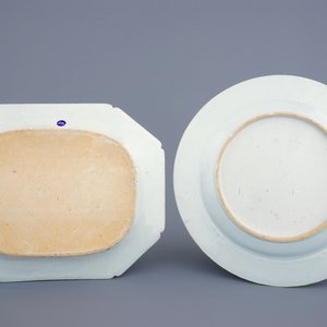 A Chinese famille rose 35-piece service with "John Adams" pattern, Qianlong, 18th C. — photo 3