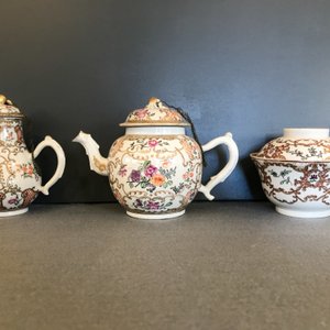 A Chinese famille rose and gilt part tea service, Qianlong — photo 27
