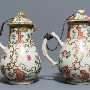 A Chinese famille rose and gilt part tea service, Qianlong — photo 5