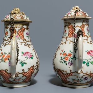 A Chinese famille rose and gilt part tea service, Qianlong — photo 6