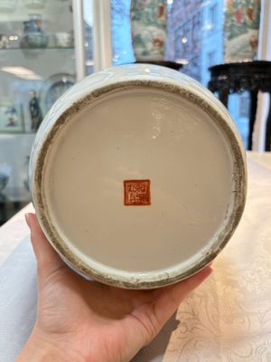 A Chinese famille rose 'Antiquities’ vase, signed Fang Jiazhen 方家珍, dated 1891 — photo 18