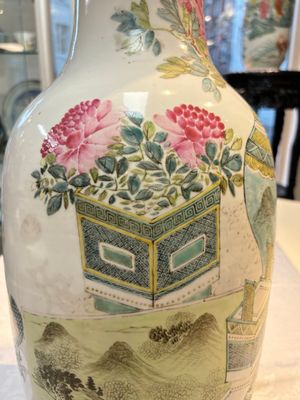 A Chinese famille rose 'Antiquities’ vase, signed Fang Jiazhen 方家珍, dated 1891 — photo 9