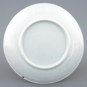 A Chinese famille rose armorial cup and saucer for the Dutch market, Yongzheng/Qianlong — photo 3