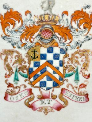 A Chinese famille rose armorial plate with the arms of Clerke for the English market, Qianlong, ca. 1765 — photo 6