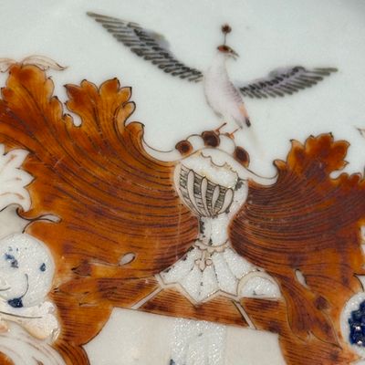 A Chinese famille rose armorial plate with the arms of Valckenier of Amsterdam for the Dutch market — photo 7