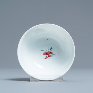 A Chinese famille rose 'bird and insects' cup and saucer, Yongzheng — 照片 8