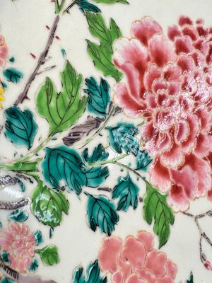 A Chinese famille rose 'Birds among Blossoming Branches' dish, Yongzheng — 照片 7