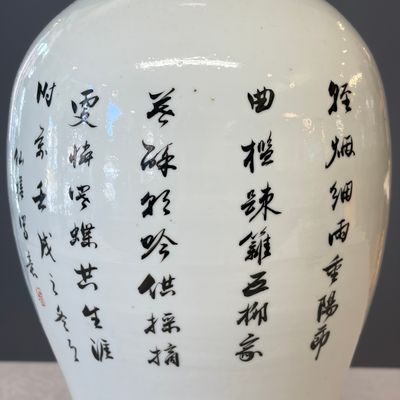 A Chinese famille rose 'Birds Among Flowering Branches' vase — photo 12