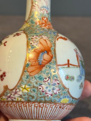 A Chinese famille rose bottle vase, Ju Ren Tang 居仁堂製 mark, Republic — 照片 13
