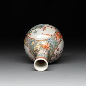 A Chinese famille rose bottle vase, Ju Ren Tang 居仁堂製 mark, Republic — 照片 4