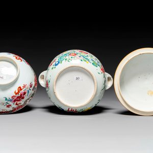 A Chinese famille rose bowl and a covered tureen, Yongzheng/Qianlong — photo 4