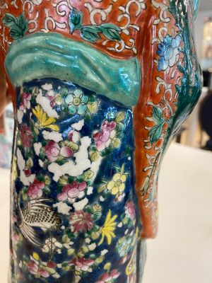 A Chinese famille rose Buddha, a star god and an immortal, 19/20th C. — photo 14