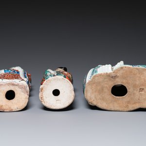 A Chinese famille rose Buddha, a star god and an immortal, 19/20th C. — photo 6