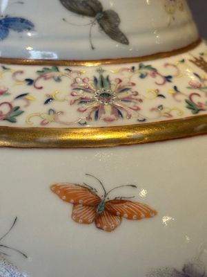 A Chinese famille rose 'butterfly' bottle vase, Guangxu mark and of the period — photo 9