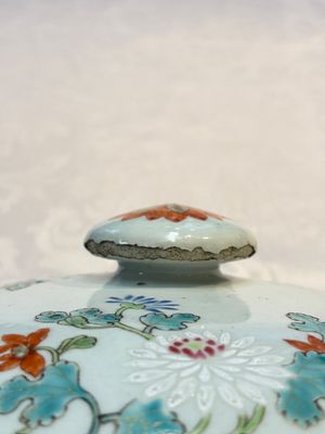A Chinese famille rose ‘Crane in a Garden’ tureen and cover, Qianlong — photo 15