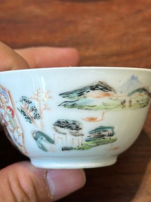 A Chinese famille rose cup and saucer with the arms of Beekman of Zeeland for the Dutch market, Yongzheng — photo 5