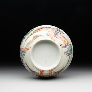 A Chinese famille rose 'Don Quixote' cup and saucer, 18/19th C. — photo 9